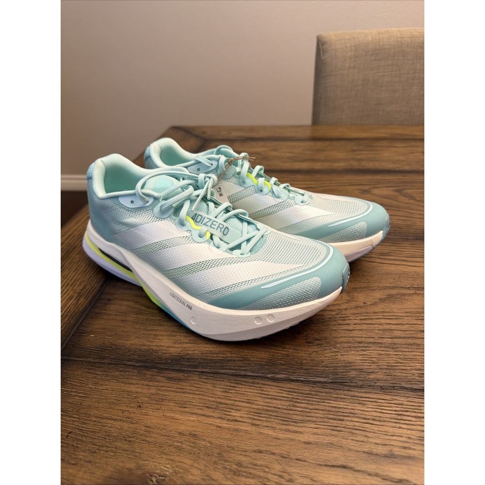Adidas Adizero Boston 13 W Semi Flash Aqua Running Shoes  Women's Size 10 ..S6